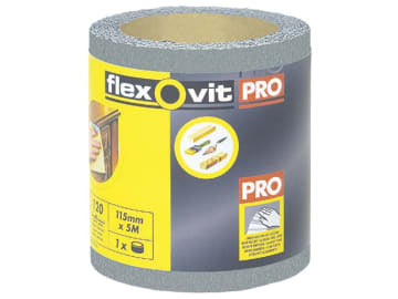High Performance Finishing Sanding Roll 115mm x 5m 120G                         