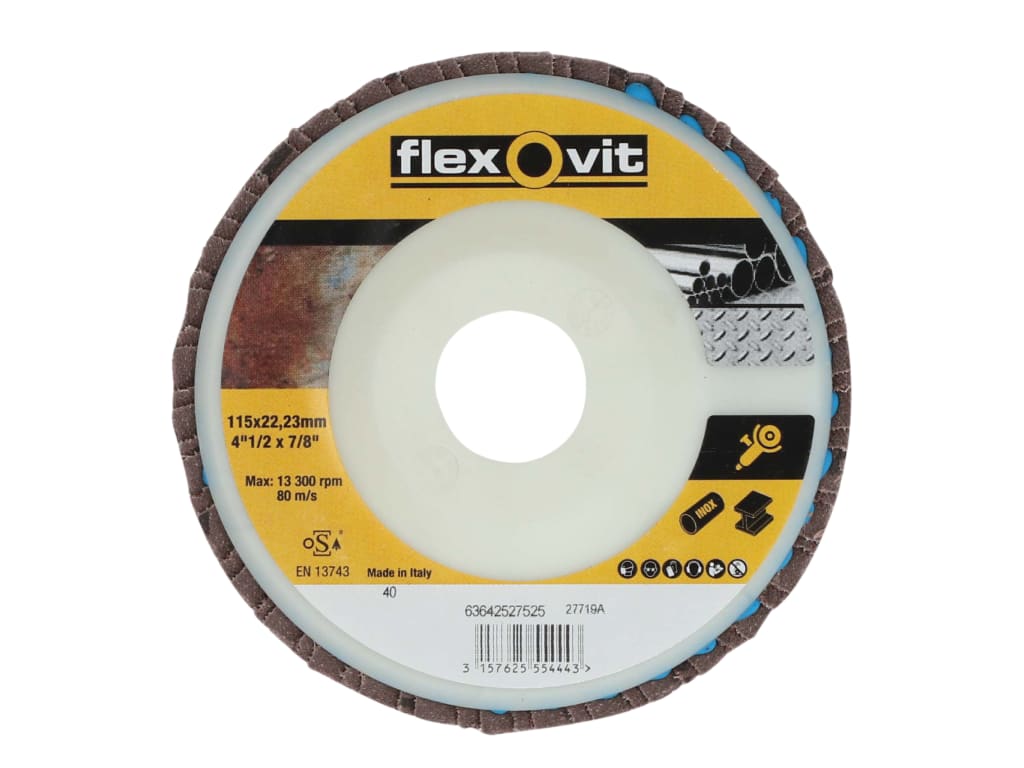 Flap Disc For Angle Grinders 115mm 40G                                          
