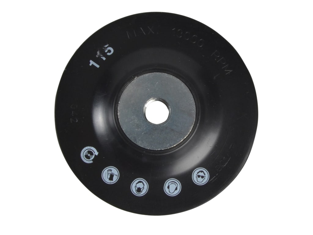 Backing Pad For Fibre & Semi Flexible Discs 115 x 22mm                          