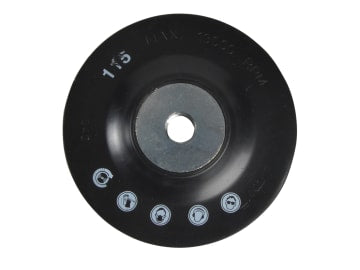 Backing Pad For Fibre & Semi Flexible Discs 115 x 22mm                          