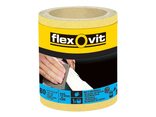 High Performance Sanding Roll 115mm x 5m Extra Coarse 40G                       