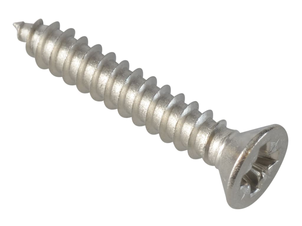 Self-Tapping Screw Pozi Compatible CSK A2 SS 3/4in x 8 ForgePack 30