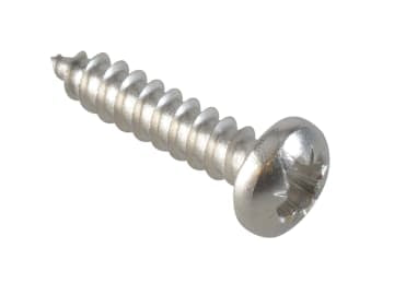 Self-Tapping Screw Pozi Compatible Pan Head SS 5/8in x 6 ForgePack 50           