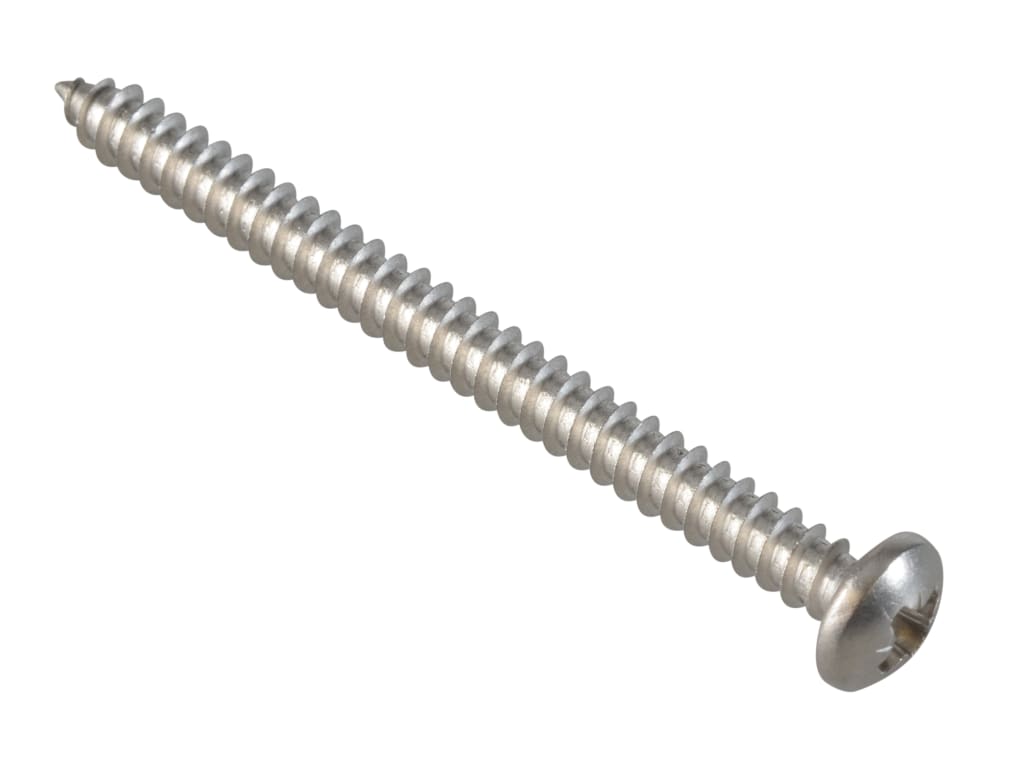 Self-Tapping Screw Pozi Compatible Pan Head SS 2in x 8 ForgePack 12             