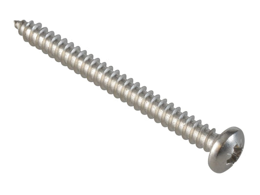 Self-Tapping Screw Pozi Compatible Pan Head SS 2in x 10 ForgePack 8             