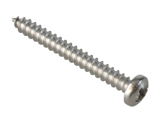 Self-Tapping Screw Pozi Compatible Pan Head SS 1in x 4 ForgePack 40             