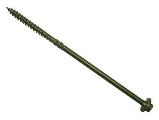 Timber Fixing Screws Green Treated 6.3 x 150mm Bag 20                           