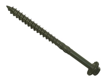 Timber Fixing Screws Green Treated 6.3 x 65mm Bag 20                            