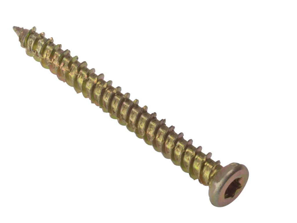 Concrete Frame Screw TORX® Compatible High-Low Thread ZYP 7.5 x 72mm Bag 10     