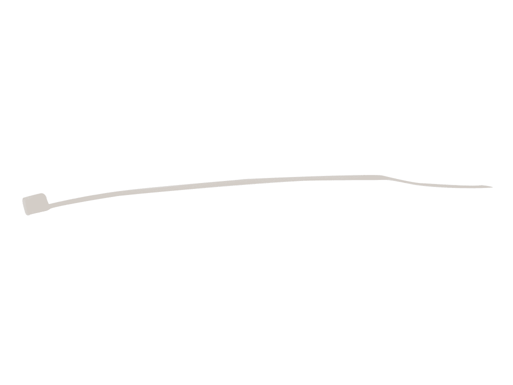 Cable Tie Natural/Clear 2.5 x 100mm (Bag 100)                                   