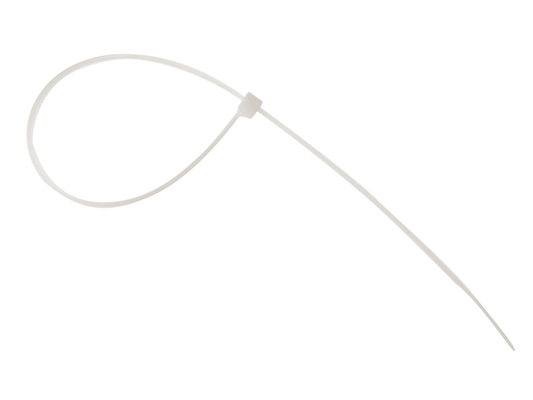 Cable Tie Natural/Clear 4.8 x 300mm (Bag 100)                                   