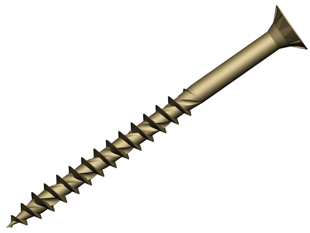 ForgeFast TORX® Compatible Decking Screws CSK Tan 4.5x50 T25 Tub 600            