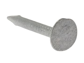 Clout Nail Extra Large Head Galvanised 25mm (500g Bag)                          