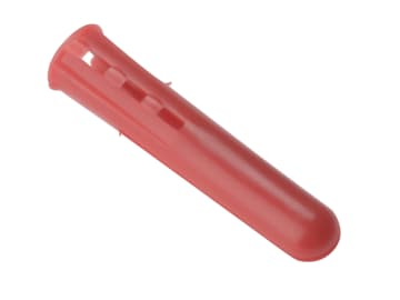 Plastic Wall Plugs Red No.6-8 Box 1000                                          