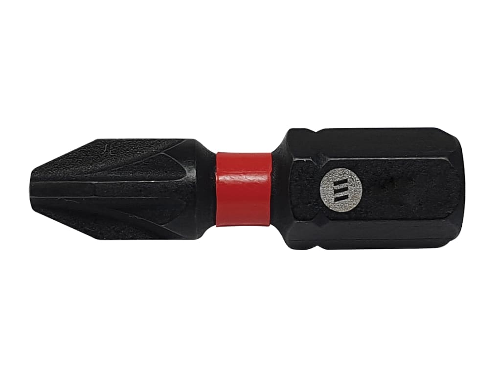 ForgeFast Pozidriv Compatible Impact Bit PZ1 x 25mm (Card 2)                    
