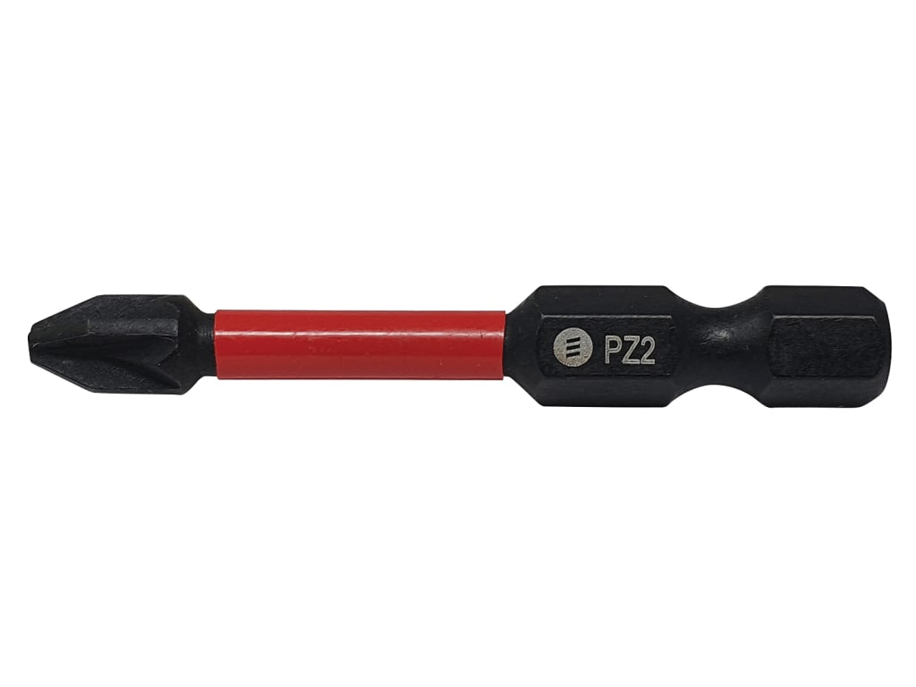ForgeFast Pozidriv Compatible Impact Bit PZ2 x 50mm (Card 2)                    