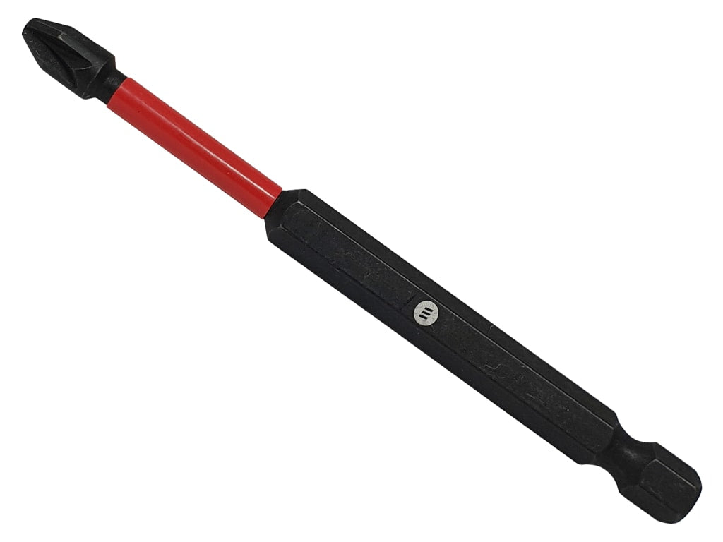 ForgeFast Pozidriv Compatible Impact Bit PZ2 x 89mm (Card 2)                    