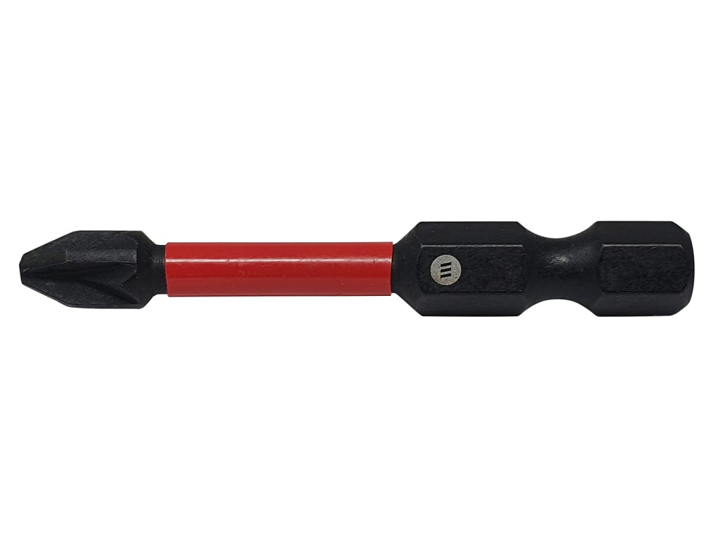 ForgeFast Pozidriv Compatible Impact Bit PZ3 x 50mm (Card 2)                    