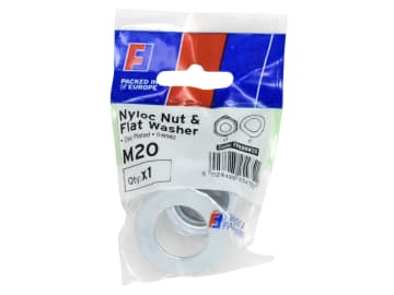 Nyloc Nut & Washer M20 ForgePack 1                                              