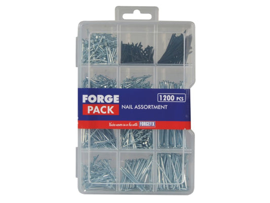 Assorted Nail Kit ForgePack Kit, 1200 Piece                                     