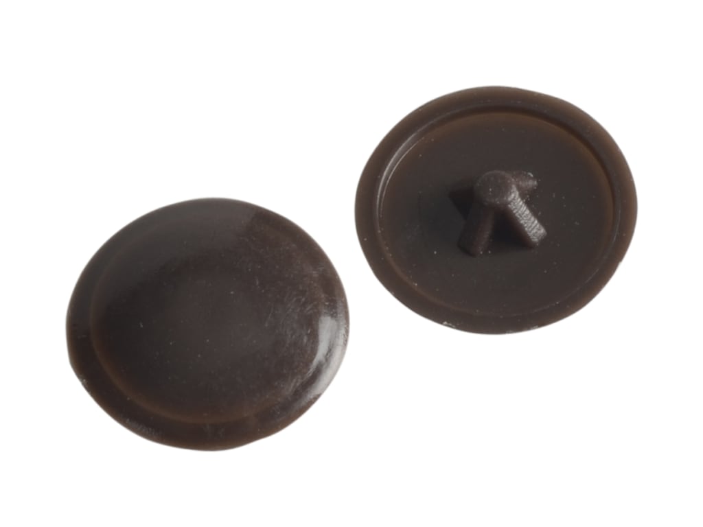 Pozi Compatible Cover Cap Dark Brown No.6-8 Forge Pack 50                       