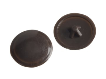 Pozi Compatible Cover Cap Dark Brown No.6-8 Forge Pack 50                       
