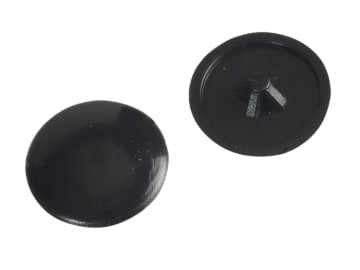 Pozi Compatible Cover Cap Black No.6-8 Forge Pack 50                            