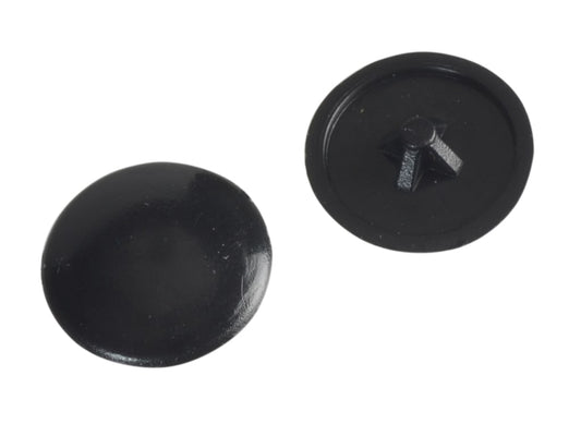Pozi Compatible Cover Cap Black No.6-8 Forge Pack 50                            