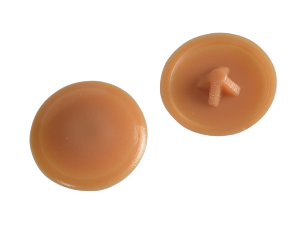 Pozi Compatible Cover Cap Light Brown No.6-8 Forge Pack 50                      