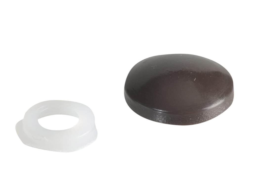 Domed Cover Cap Dark Brown No. 6-8 ForgePack 20                                 