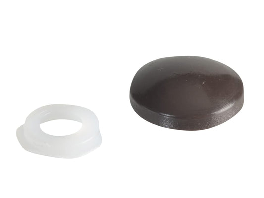 Domed Cover Cap Dark Brown No. 6-8 ForgePack 20                                 