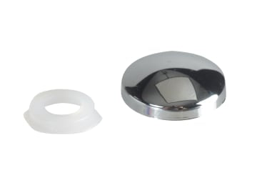 Domed Cover Cap Chrome No. 6-8 Forge Pack 20                                    