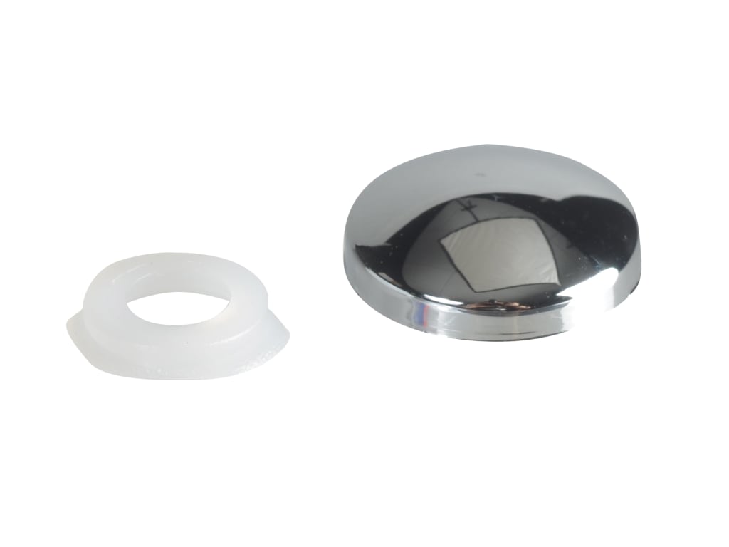 Domed Cover Cap Chrome No. 6-8 Forge Pack 20                                    