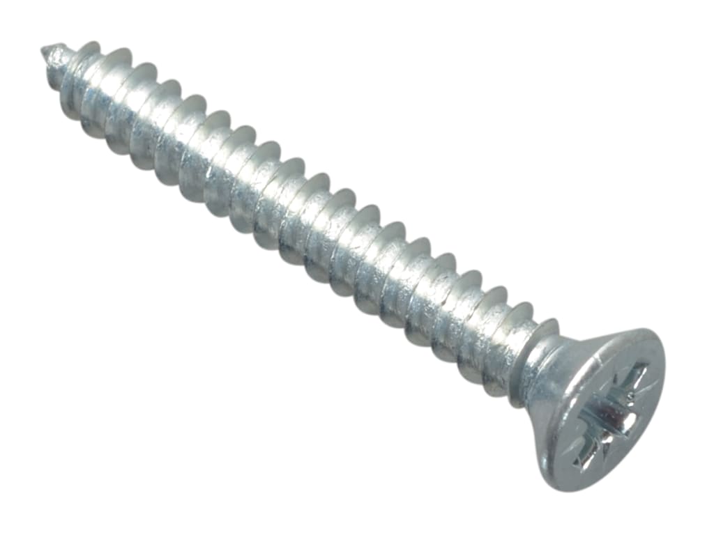 Self-Tapping Screw Pozi Compatible Pan Head ZP 1.1/4in x 8 ForgePack 20         