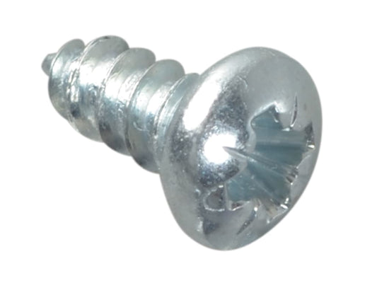 Self-Tapping Screw Pozi Compatible Pan Head ZP 1/4in x 4 ForgePack 80           