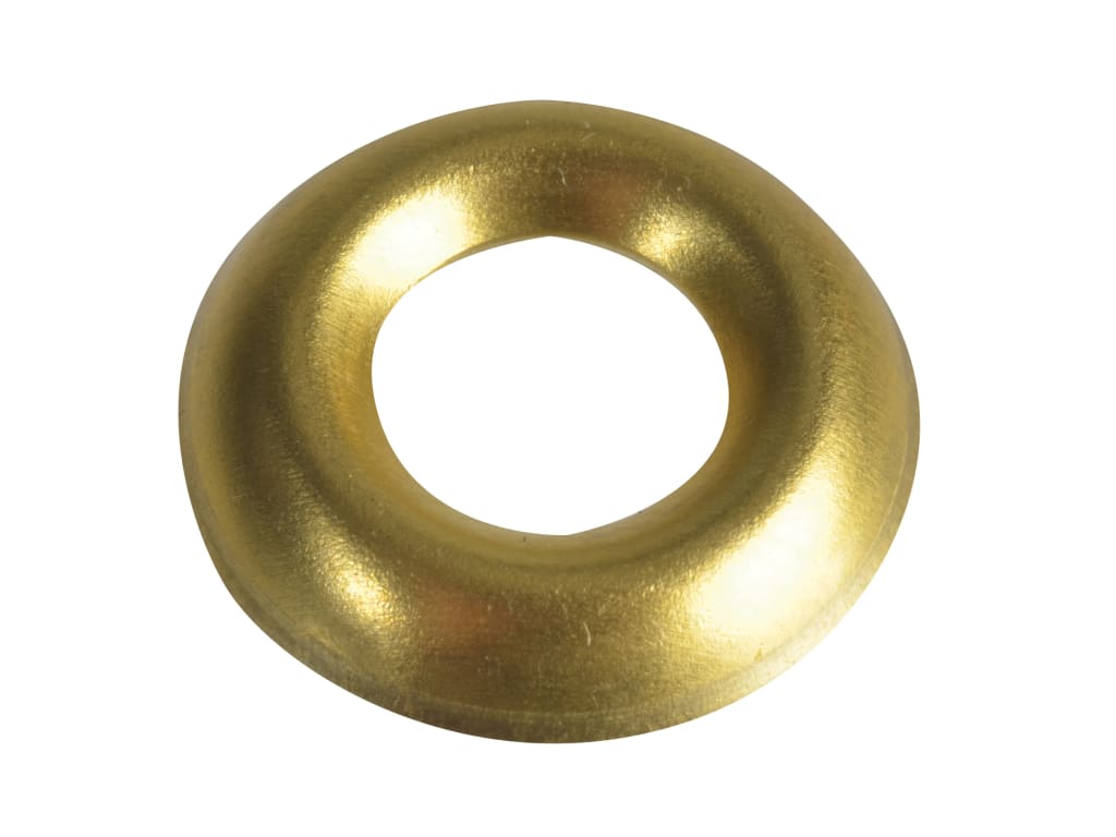 Screw Cup Washer Brass No.10 ForgePack 20                                       