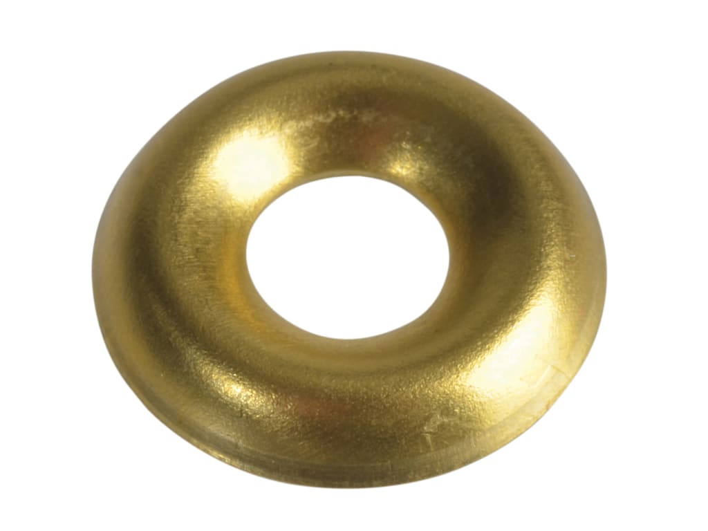 Screw Cup Washer Brass No.8 ForgePack 20                                        
