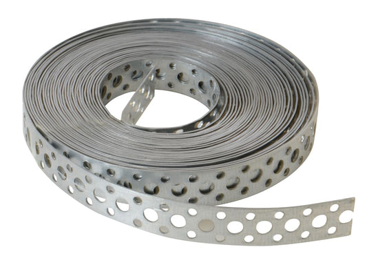 Builder's Galvanised Fixing Band 20mm x 1.0 x 10m Box 1                         