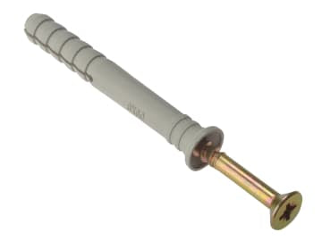 Hammer Fixing & Plug M8 x 60mm Bag 10                                           