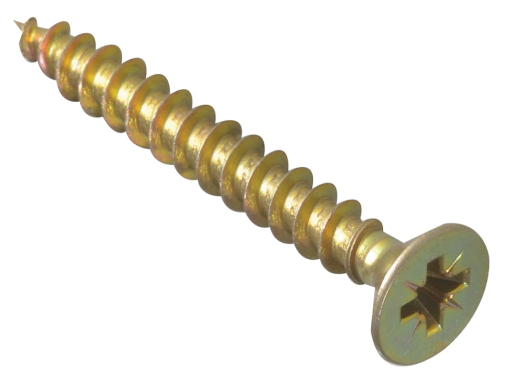 Multi-Purpose Pozi Compatible Screw CSK ST ZYP 6.0 x 40mm Box 200               