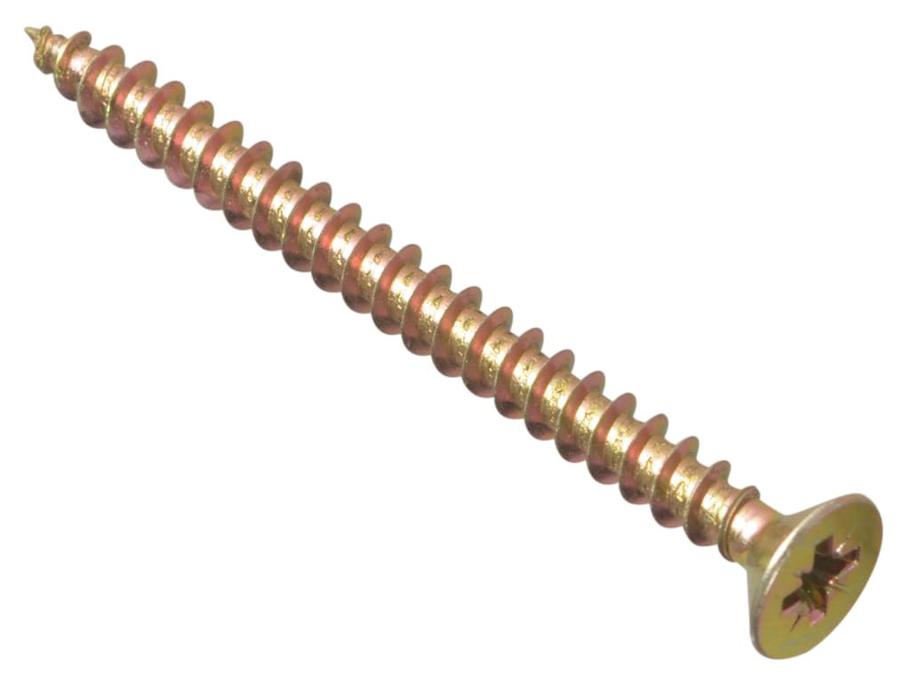 Multi-Purpose Pozi Compatible Screw CSK ST ZYP 6.0 x 60mm Box 100               