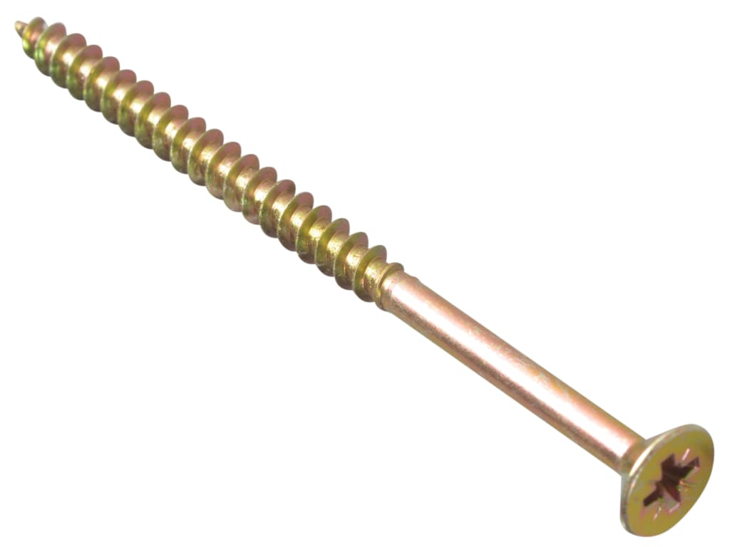 Multi-Purpose Pozi Compatible Screw CSK ST ZYP 6.0 x 80mm Box 100               