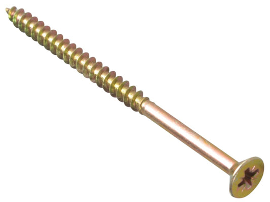 Multi-Purpose Pozi Compatible Screw CSK ST ZYP 6.0 x 80mm Box 100               