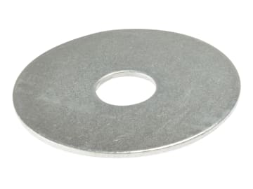 Flat Mudguard Washers ZP M10 x 50mm Bag 10                                      