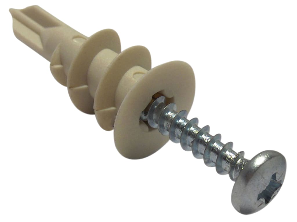 Cavity Wall Nylon Speed Plug 4.5 x 35mm Box 100                                 