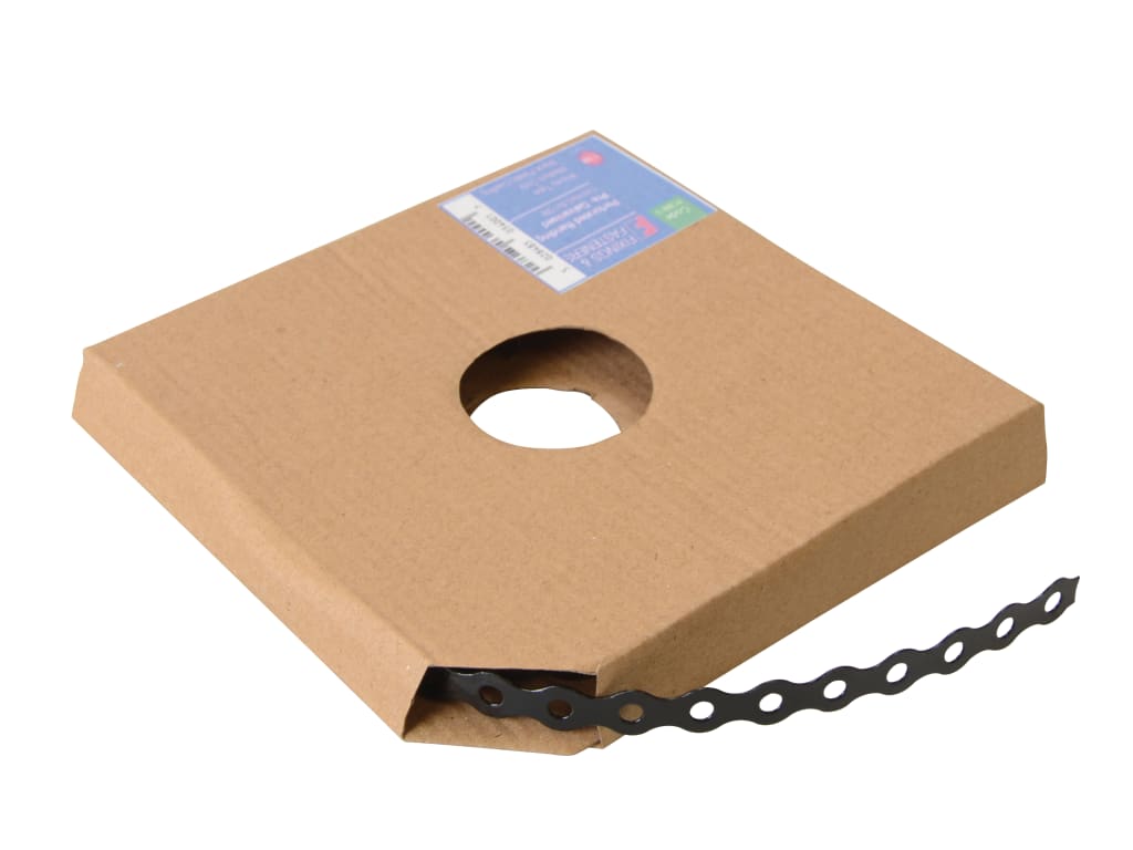 Black Plastic Coated Pre-Galvanised Band 12mm x 0.8 x 10m Box 1                 