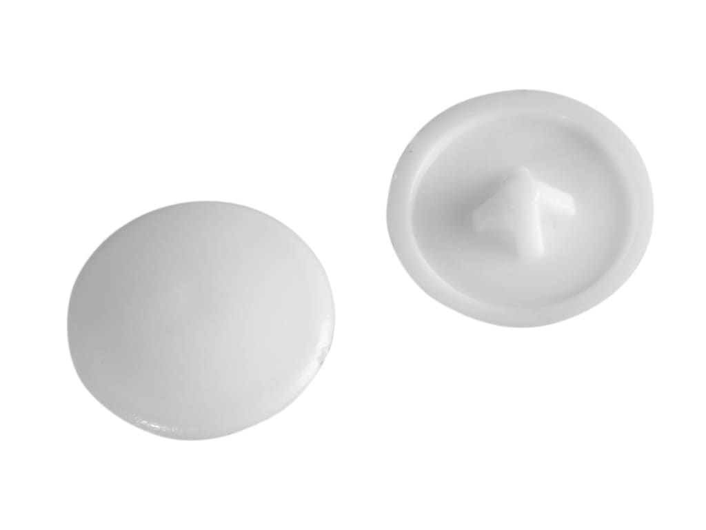 Pozi Compatible Cover Cap White No.6-8 Bag 100                                  