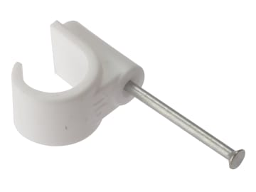 Pipe Clip with Masonry Nail 16mm Box 100                                        