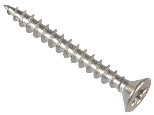 Multi-Purpose Pozi Compatible Screw CSK ST S/Steel 3.5 x 30mm Box 200           