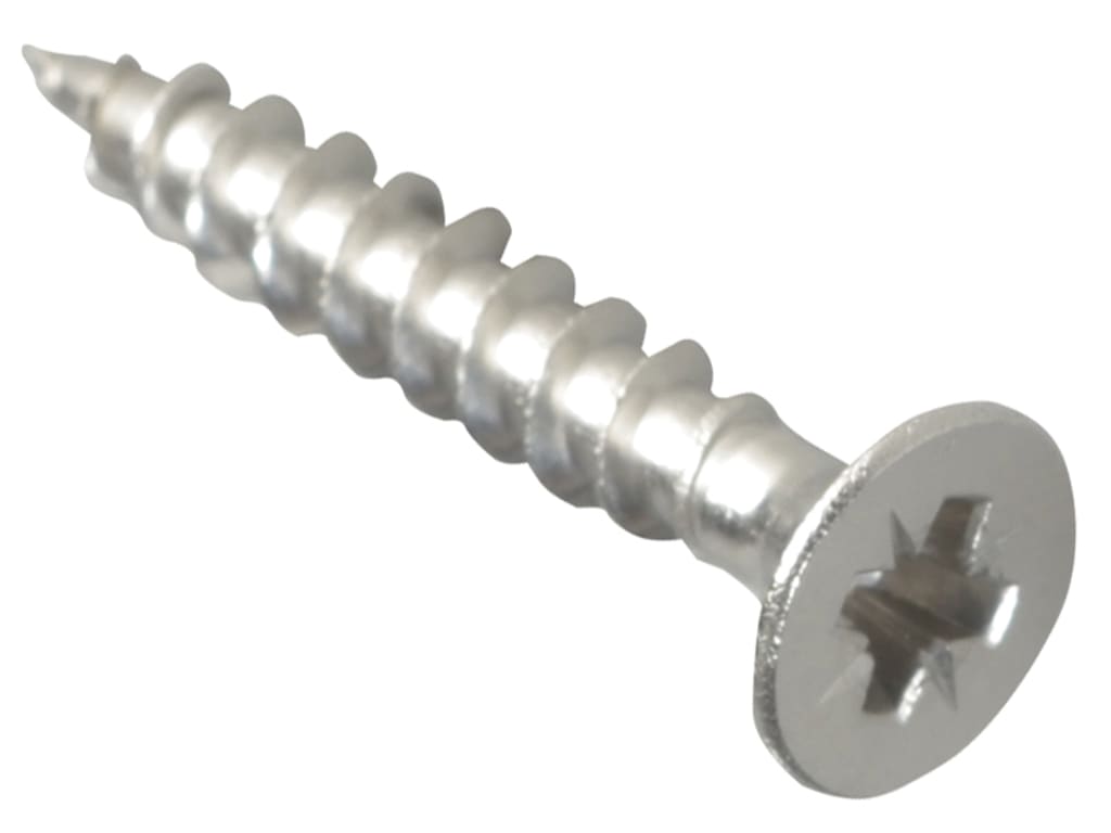 Multi-Purpose Pozi Compatible Screw CSK ST S/Steel 4.0 x 25mm Box 200           